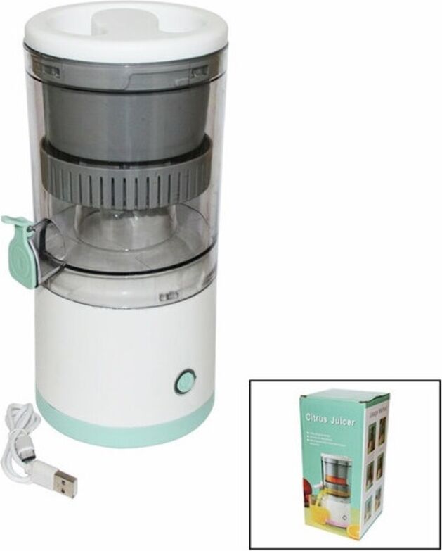Knittingtr Citrus Juicer USB Şarjlı Narenciye & Meyve Sıkacak 45W