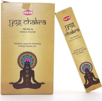 Hem Yog Chakra Masala Aromalı Çubuk Tütsü