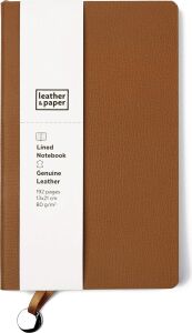 Leather & Paper LP1129 Defter, Taba, Çizgili