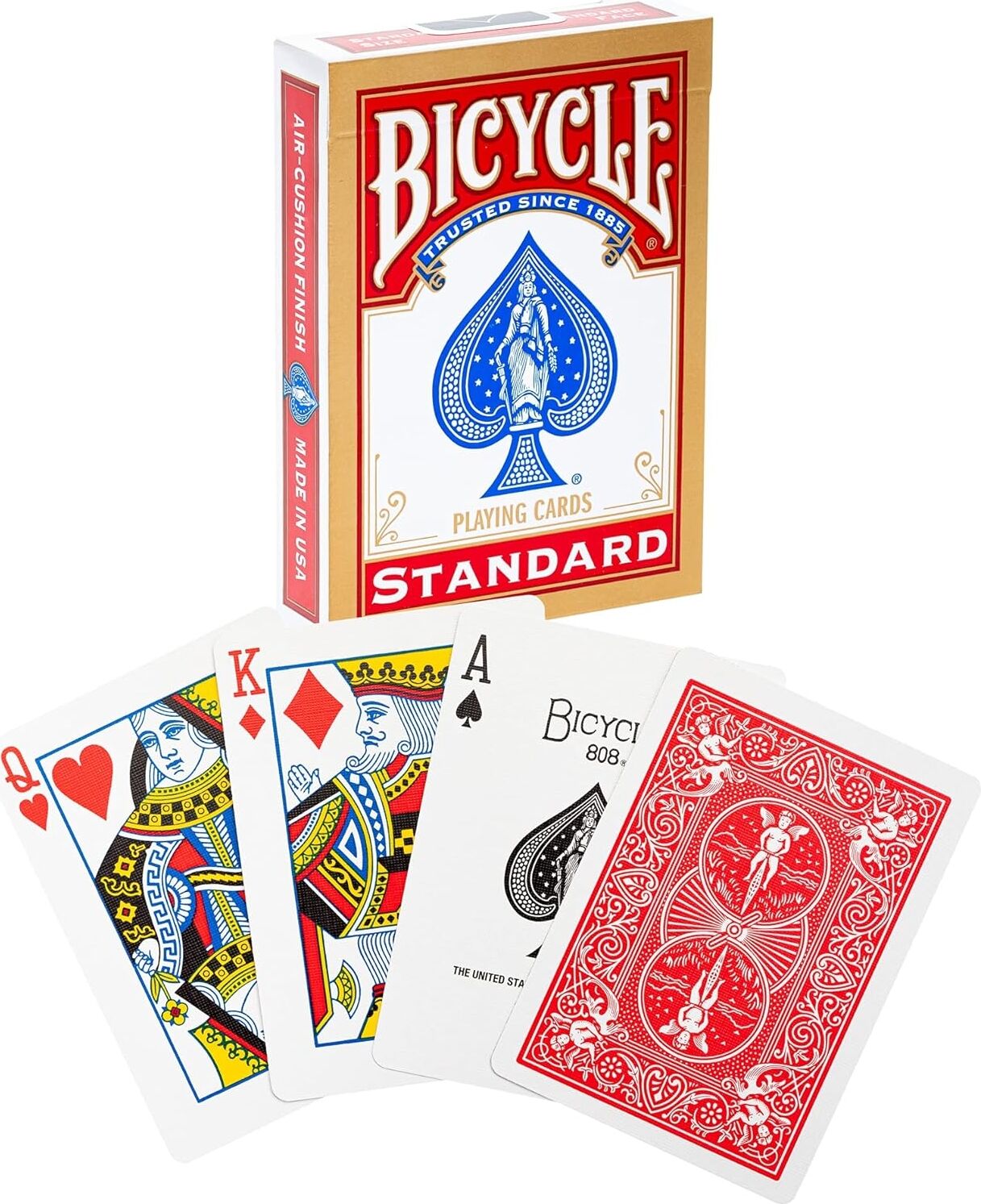 Rider Back International Standard Endeks, Poker Boyu, 1 Deste, Kırmızı Veya Mavi