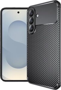 Spia  Galaxy S26 ile Uyumlu Kılıf Siyah Karbon Silikon Orijinal ( Galaxy S26 ile Uyumlu, Siyah)