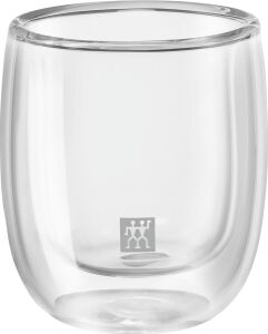 Çift Camlı 2'li Espresso Bardak Seti, Şeffaf, 80 ml