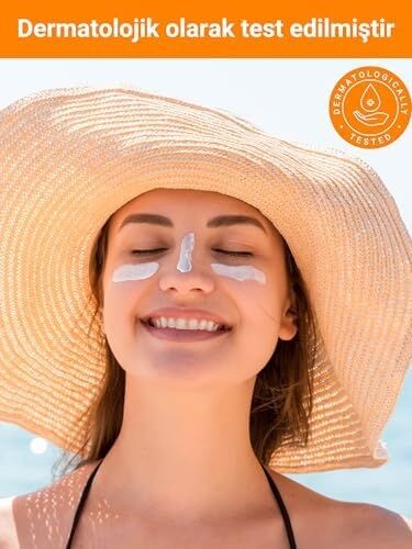 The Vivia Leke Karşıtı Yüksek Koruyucu Yüz Güneş Kremi Tüm Cilt Tipleri Spf 50+ 50 ml