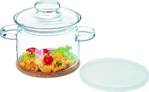 Simax Cam Tencere (Saklamak Için Kapak ve Nihale Hediyeli) Kapasite 2,00 Lt 170X125 mm