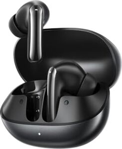 Qcy Melobuds N20 Aktif Gürültü Önleyici Kablosuz Kulaklıklar, 6 Mikrofonlu 50DB Anc Kulaklıklar Enc Clear Call, 13MM Dinamik Sürücü, 40H Pil Ömrü, Bluetooth 6.0 (Siyah)