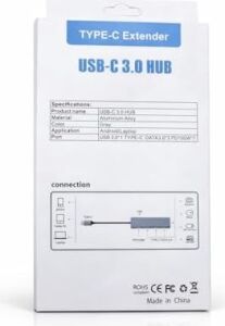 Usb-C 3.0 Hub Çoklayıcı Type-C Extender 5gbps Hızlı Veri Aktarım Pd 100W Şarj Destekli USB Çoklayıcı Adaptör Laptop Tablet Telefon Için USB 3.0 Çoklu Port Dönüştürücü | ADS-311