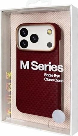 IPHONE 17 Pro Uyumlu Telefon Kılıfı, Magsafe Özellikli, Ince Tasarım, Kablosuz Şarj Destekli,bordo, Koyu Kırmızı Renk