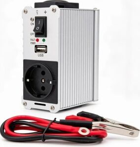 500W Fanlı Akü Inverteri 12V Dc Giriş 220V Ac Çıkış USB Portlu Taşınabilir Araç Kullanımı