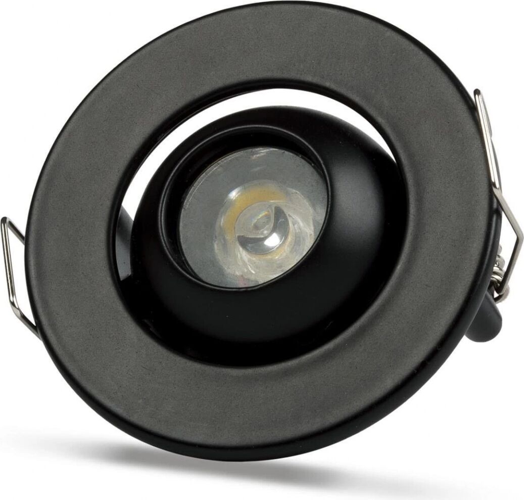 Noas YL94 0201 Siyah Kasa 1W LED Spot 6500K Beyaz Işık