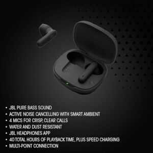 Jbl Wave Flex 2, Kablosuz Bluetooth Kulak Içi Kulaklık, 40 Saat Oynatma Süresi, Jbl Pure Bass Ses, Akıllı Ortam Teknolojisi, IP54 Su ve Toz Korumalı, Çok Noktalı Bağlantı, Beyaz