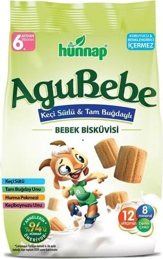 Hünnap Keçisütlü Vitaminli Bebe Bisküvisi 200GR