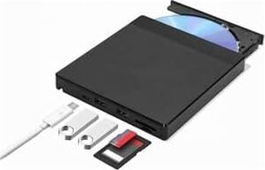 Kenly Harici Dvd-Rw USB 3.0 Sürücü, Cd/dvd Yazıcı Okuyucu, Taşınabilir Optik Disk Drive, Windows ve Mac Uyumlu, Tak Çalıştır