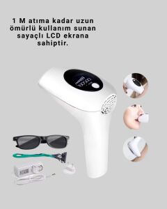 Ipl Teknolojili Erkek ve Kadın Kullanımına Uygun Lazer Epilasyon Cihaz
