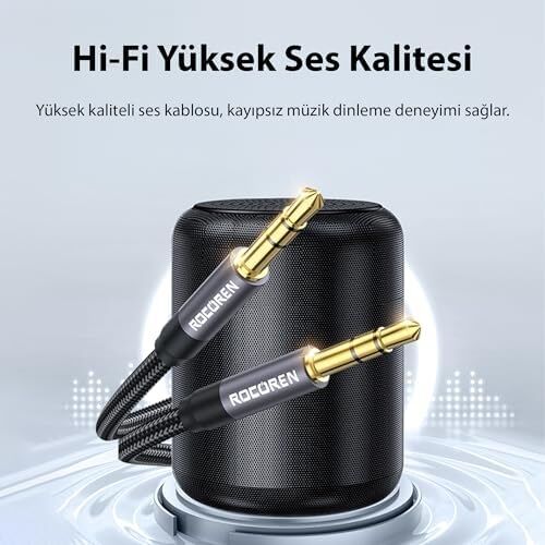 3.5mm Hi-Fi Trs Aux Ses Kablosu 5 Metre