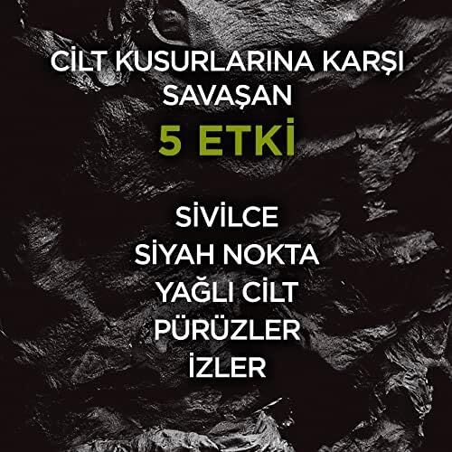 Men Expert Pure Charcoal Cilt Problemlerine Karşı Savaşan Yüz Yıkama Jeli 100 ml