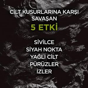 Men Expert Pure Charcoal Cilt Problemlerine Karşı Savaşan Yüz Yıkama Jeli 100 ml
