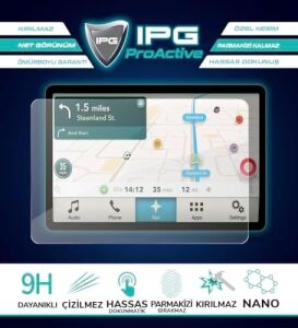Fıat 2021-2024 Egea Cross - Cross Wagon - Lımıted - Sedan Lounge 10 Inch Navigation Için 9h Nano Proactive Ekran Koruyucu, Pürüzsüz Cam Bitiş, Duyarlı Dokunmatik Hassasiyet, Darbeye Dayanıklı