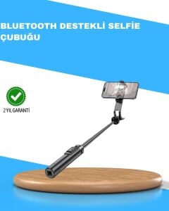 Uzaktan Kumandalı Bluetooth Selfie Çubuğu– 130 cm Ayarlanabilir
