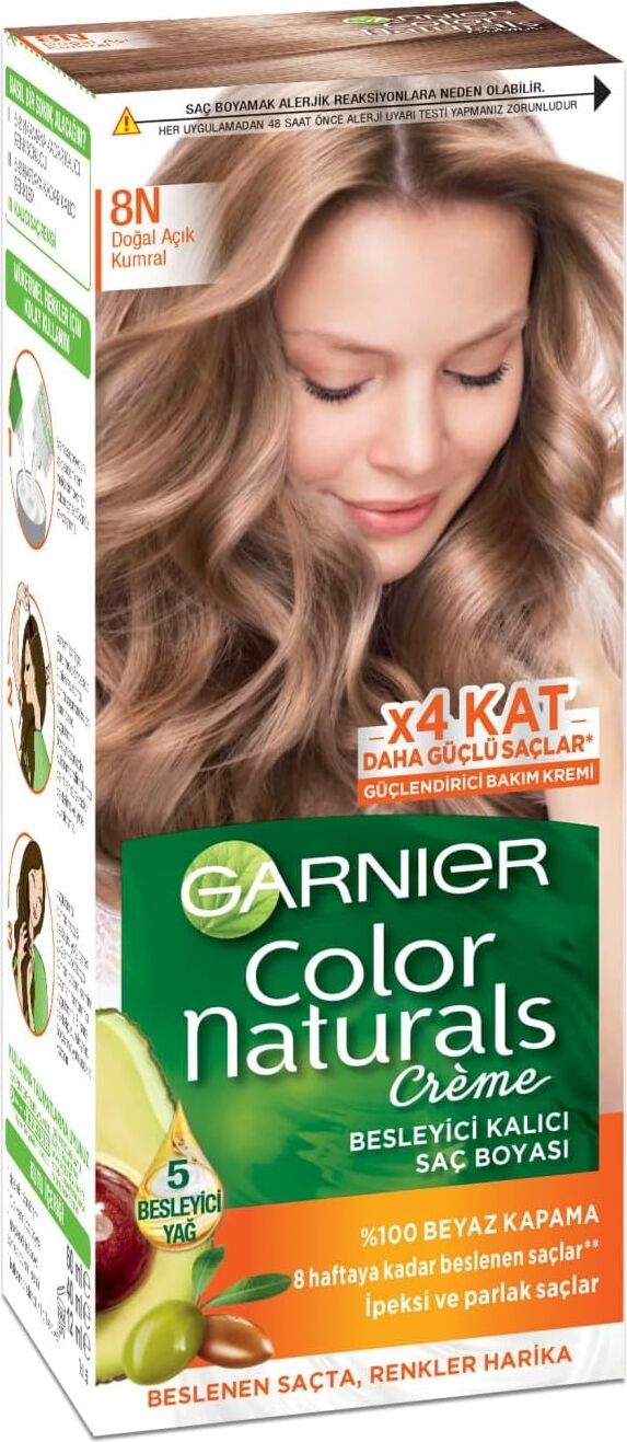 Naturals Saç Boyası 8n Doğal Açık Kumral