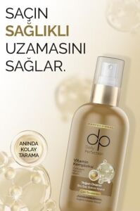 Daily Perfection Çam Terebentin Sıvı Saç Bakım Kremi 200 ml - Keratin, Biotin ve Kolajen Içerikli Durulanmayan Onarıcı Bakım, Zayıf ve Yıpranmış Saçlar Için