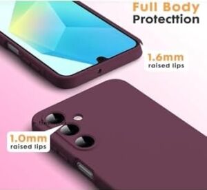 -  Galaxy S25 Fe ile Uyumlu Kılıf Lansman Kamera Korumalı Içi Kadife Yumuşak Renkli Silikon Mat Süet Kapak - Siyah