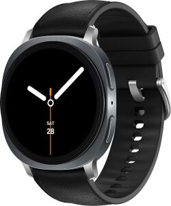 Galaxy Watch 8 (40MM/44MM) ve Watch 8 Classic (46MM) ile Uyumlu Metal Bağlantılı, Konforlu ve Yumuşak Deri Görünümlü Silikon Kordon