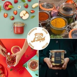 Le Parfait Super Terrines Klipsli/contalı Cam Kavanoz 1l (4 Adet)