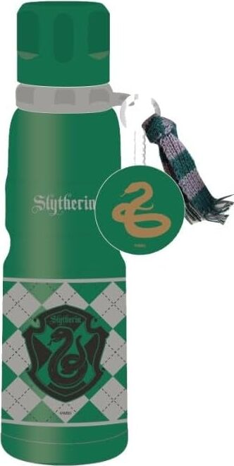 Potter Lisanslı, Uçlu Termos, 600 ml Kapasite, Yeşil