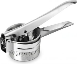 Patates Ezici, Paslanmaz Çelik Dayanıklı Tasarım, Ergonomik Kolay Kullanım, Hızlı Patates Püresi Yapıcı, Ev Restoran Için Uygun Patates Meyve Sebze Sarımsak Ezici Paslanmaz Çelik Püre Yapıcı