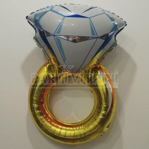 Tek Taş Yüzük Şeklinde Dev Folyo Balon DOP1226652IGO
