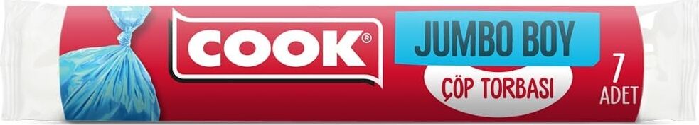 Çöp Torbası Jumbo Boy 80 x 110 cm (7 Adet/rulo)