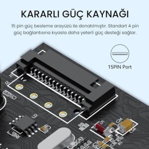 Pcı Express To 2 Port 9 Pin RS-232 Seri Com Db9 Genişletme Kartı