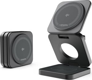 Xenon Smart Kablosuz Şarj Standı 3'ü Bir Arada Apple Iphone Airpods Watch Mag Safe ile Uyumlu Qi2 15W Hızlı Şarj Cihazı X6402