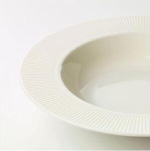 Derin Tabak, Beyaz, 24 cm