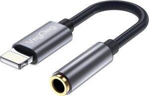 Lightning To 3.5mm Örgülü Kulaklık Dönüştürücü Adaptör