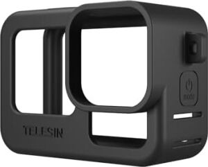 Telesin Gopro HERO13 Uyumlu Silikon Kılıf | HERO12/11/10/9 Uyumlu + Silikon Lens Koruyucu + Kordon Ip