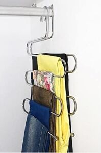 5 Katlı Metal Pantolon Eşarp Askısı