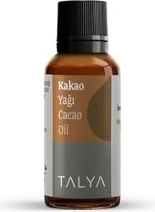 Kakao Yağı, Soğuk SIKIM,%100 Saf ve Doğal, Doğal Bronzluk, 20 ml