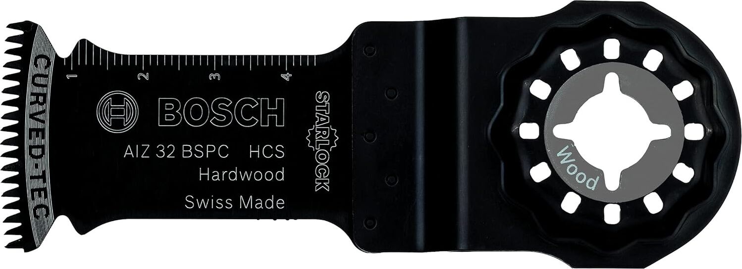 Professional Accessories Tauchsaegeblatt (Sert Ahşap Için Çok Işlevli Starlock) Hsc Aiz 32 Bspc