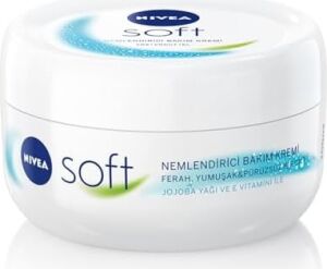 Soft Nemlendirici Bakım Kremi 100 Ml, El,yüz,vücut Kremi, 48 Saat Nemlendirme,jojoba Yağı,e Vitamini,paraben Içermez