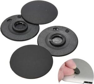 MacBook Pro A1425 A1502 A1398 Uyumlu Alt Kapak Rubber Feet 4 Adet Kauçuk Ayak Seti Kaydırmaz Yüzey Kolay Montaj Titreşim Önleyici Uzun Ömürlü Yedek Parçasiyah