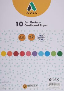 Fon Kartonu, 25X35, Karışık, 10'lu