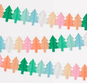 - Tissue Christmas Tree Garlands - Yeni Yıl Ağacı Asılan Süs