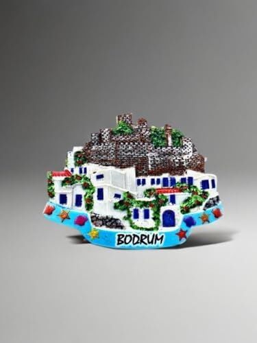 Bodrum Temalı Polyester Magnet
