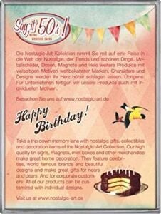 Nostalgic Art Say It Happy Birthday Magnet Set