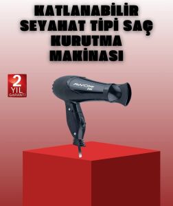 Katlanabilir Saç Kurutma Makinesi Seyahat Tipi Taşınabilir Tasarım