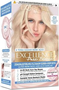 Pure Blonde Saç Boyası 01 Ultra Renk Açıcı
