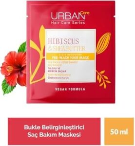 Twisted Curls Hibiscus & Shea Butter Kıvırcık ve Dalgalı Saçlara Özel Duş Öncesi Saç Bakım Maskesi 50 Ml- Vegan