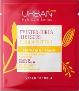Twisted Curls Hibiscus & Shea Butter Kıvırcık ve Dalgalı Saçlara Özel Duş Öncesi Saç Bakım Maskesi 50 Ml- Vegan