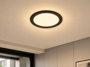 1 Adet Noas YL10 1801 S Sıva Altı 18W Siyah Kasa LED Spot 3200K Gün Işığı